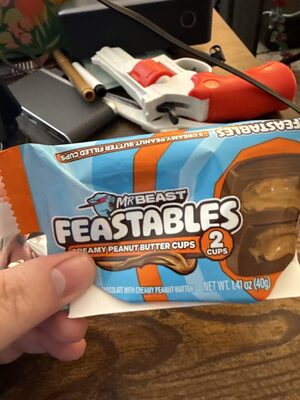 FEASTABLES Creamy Peanut Butter Cups