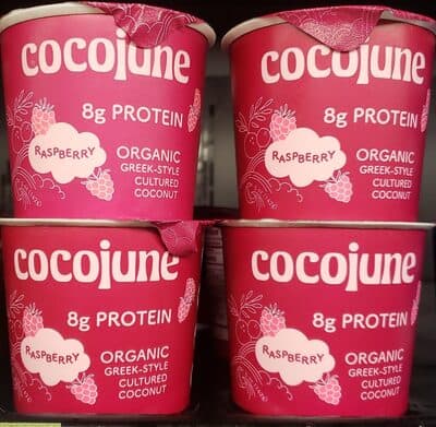 Raspberry Coconut Yogurt
