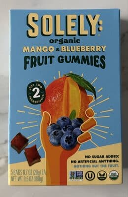 Organic Mango & Blueberry Fruit Gummies