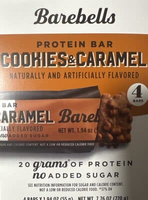 Protein Bar Cookies & Caramel