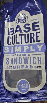 Base Culture Simply Classic Sandwich Bread