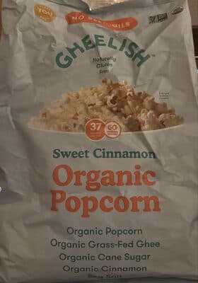 Organic Popcorn: Sweet Cinnamon