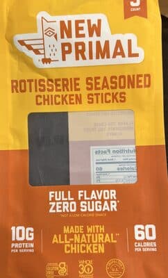 Rotisserie Seasoned Chicken Sticks
