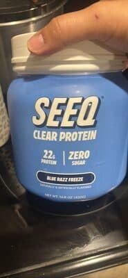 Clear Protein Blue Razz Freeze