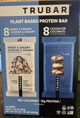 Plant Based Protein Bar Cocoa For Coconuts