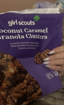 Coconut Carmel Granola Clusters