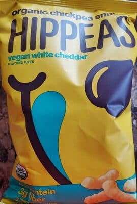 Vegan White Cheddar Flavored Organic Chickpea Puffs