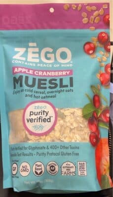 Apple Cranberry Organic Muesli