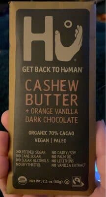 Cashew Butter + Orange Vanilla 70% Cacao Dark Chocolate
