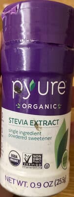 Organic Stevia Extract Powdered Sweetener