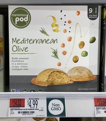Mediterranean Olive Boldly Seasoned Hummus In A Delicious Crispy, Chewy Multigrain Shell