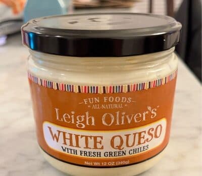 Leigh Olivers White Queso with fresh green chiles