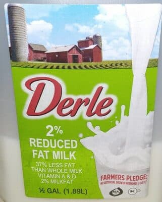 2% Reduced Fat Milk