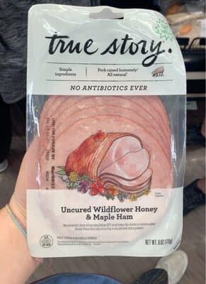 Uncured wildflower honey & maple ham
