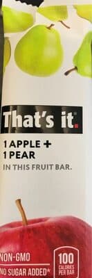 Apple + Cherries Fruit Bar