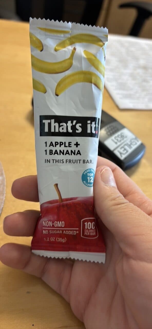 Apple + Banana Fruit Bar
