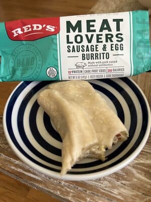 Egg, Sausage & Bacon Meat Lovers Burrito