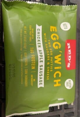 Chicken Apple Sausage Egg'wich Breadless Sandwich