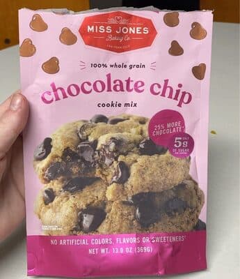 100% Whole Grain Chocolate Chip Cookie Mix