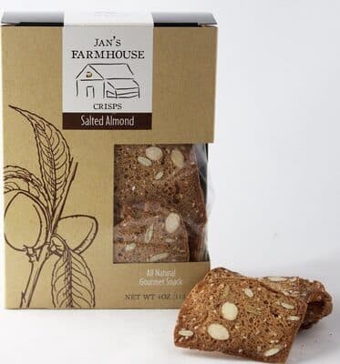 Salted Almond Crisps Gourmet Snack