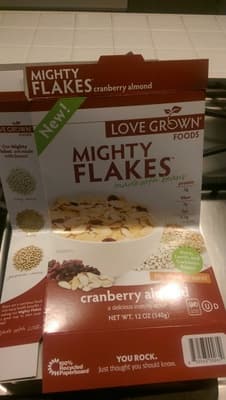 Mighty Flakes Cereal, Cranberry Almond
