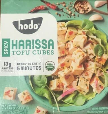 Spicy Harissa Tofu Cubes