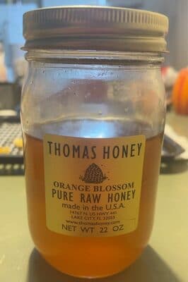 Orange Blossom Pure Raw Honey