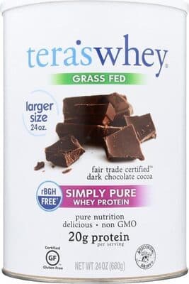 Tera's Whey, Simply Pure Whey Protein, Dark Chocolate Cocoa