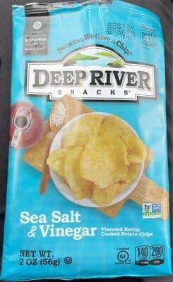 Sea Salt & Vinegar Flavored Kettle Cooked Potato Chips