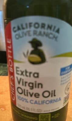 Extra virgin olive oil 100% California
