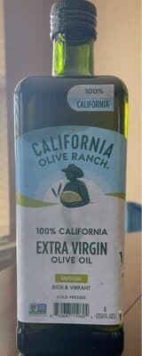 Cold Pressed 100% California Extra Virgin Olive Oil