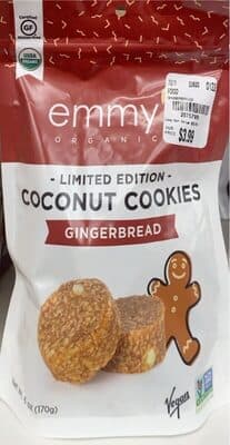 Coconut cookies gingerbread