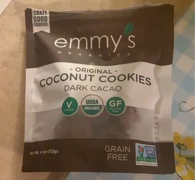 Dark Cacao Original Coconut Cookies
