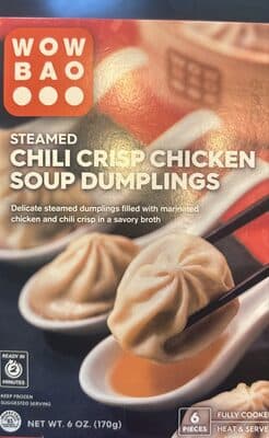 Steamed chili crisps chicken soup dumpling
