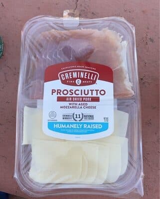 Prosciutto Air Dried Pork With Aged Mozzarella Cheese