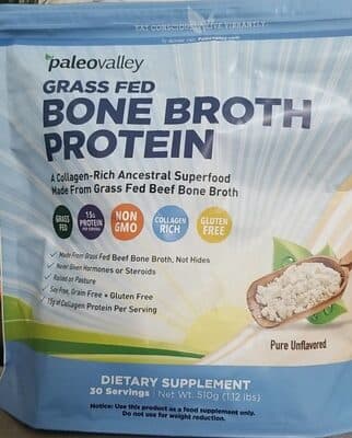Paleo Valley Grass Fed Bone Broth Protein