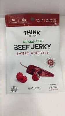 Sweet Chipotle Grass-Fed Beef Jerky