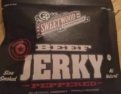 Peppered Slow Smoked Beef Jerky