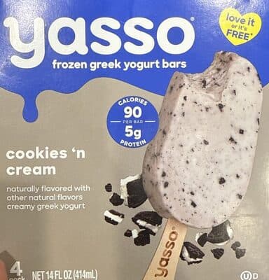 Cookies 'N Cream Flavored Greek Yogurt Bars