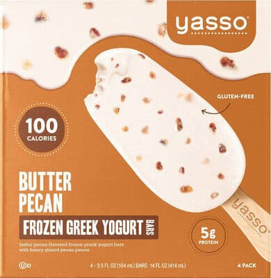 Butter Pecan Flavored Greek Yogurt Bars