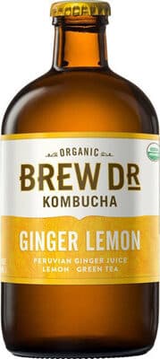 Peruvian Ginger Lemon Green Tea Organic Kombucha