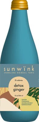 Detox Ginger Sparkling Herbal Tonic