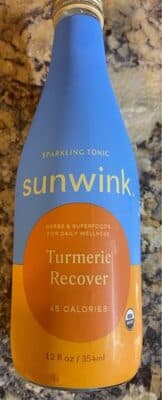 Sparkling Herbal Tonic, Turmeric Cleanse