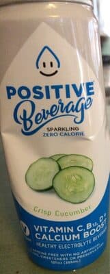 Crisp Cucumber Sparkling Zero Calorie Healthy Electrolyte Beverage