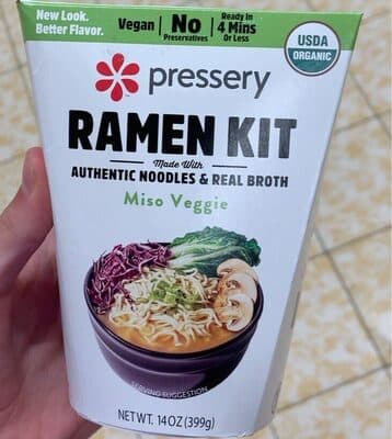 Miso Veggie Ramen Kit Noodles