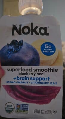 Superfood Smoothie Blueberry Acai + Brain Support