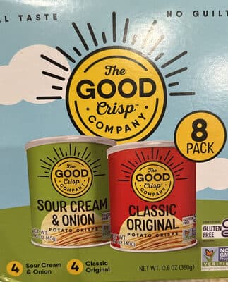 Sour cream and onion potato crisp