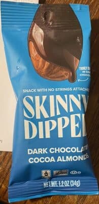 Skinny Dipped Dark Chocolate Cocoa Almonds