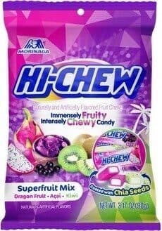 Superfruit Mix Flavored Fruit Chews, Dragon Fruit, Acai, Kiwi