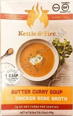 Butter Curry Soup with Chicken Bone Broth